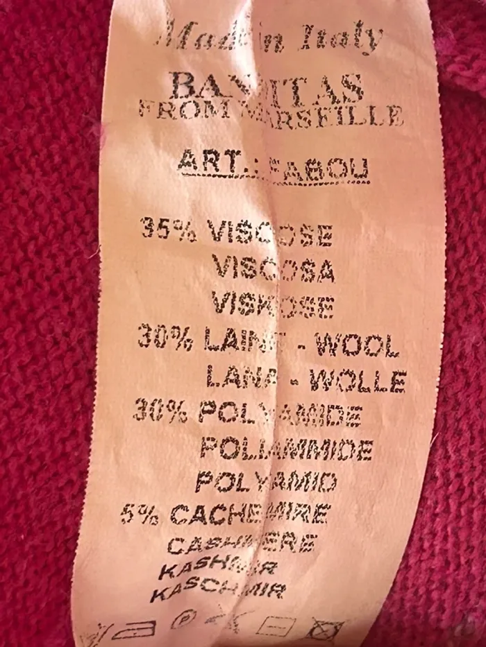 Pull col v Banditas taille unique - photo numéro 3