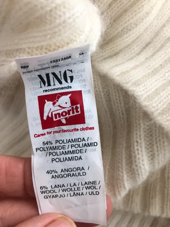 Gilet Mango Angora et laine S neuf - photo numéro 4