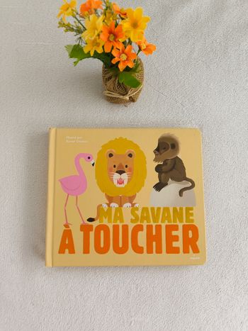 Livre Ma savane à toucher Milan