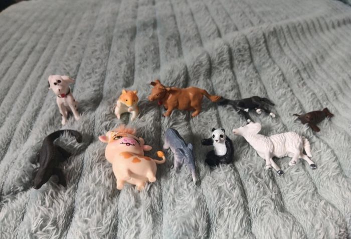 Lot de 10  figurines animaux - photo numéro 2