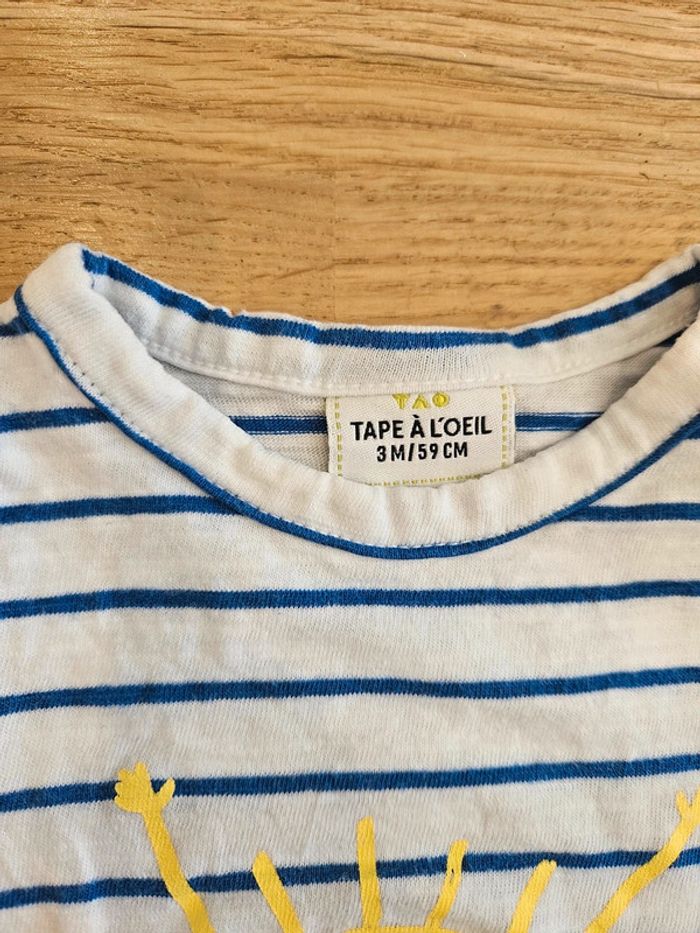 T-shirt 3 mois - photo numéro 3