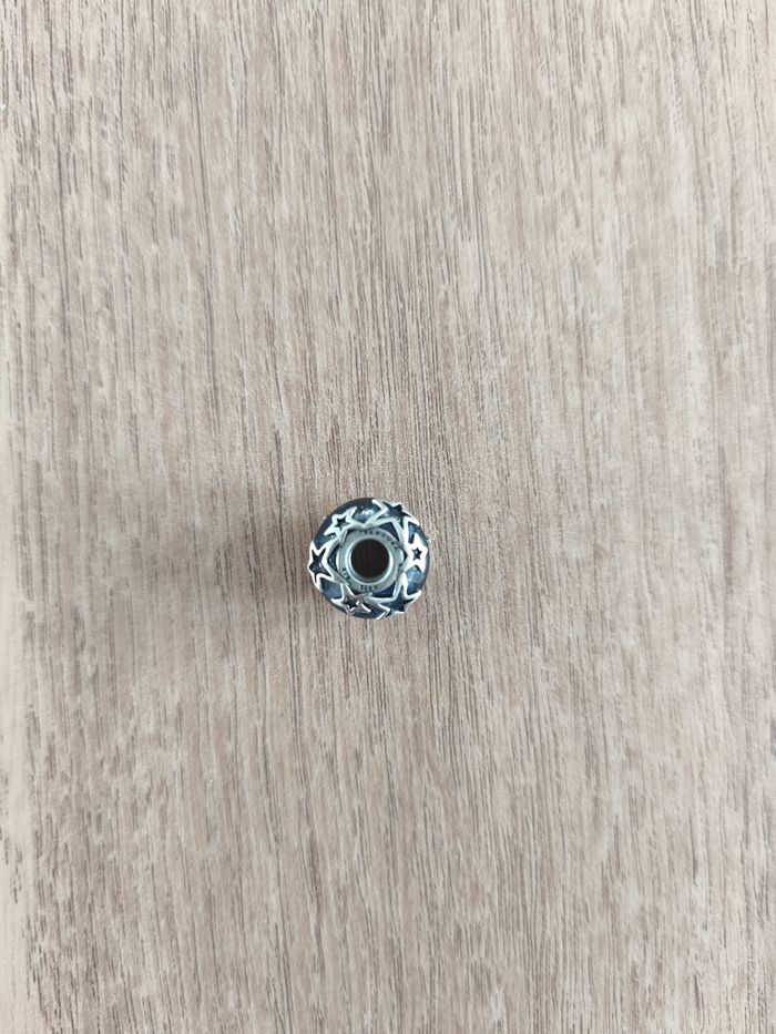 Charm en Verre de Murano Bleu Galaxie & Étoile pandora - photo numéro 4