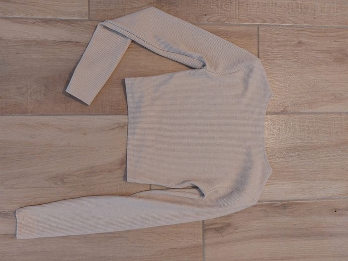 Crop top manches longues - Zara - taille 36 - photo numéro 3