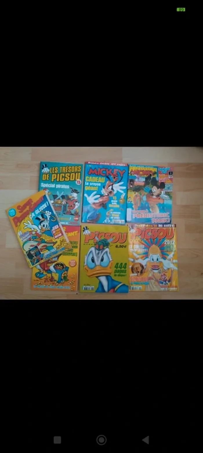 Lot ancien livre Picsou Mickey
