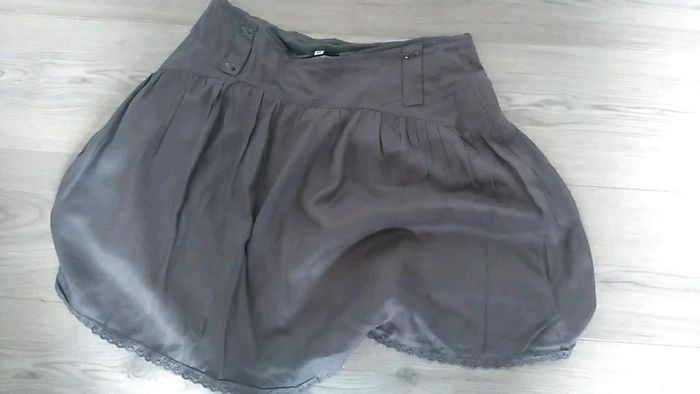 Jupe trapeze taupe - photo numéro 4