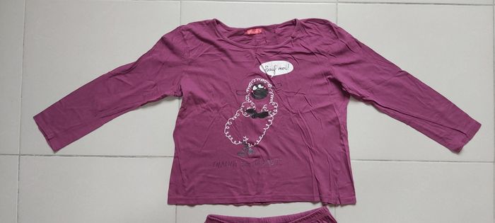 Pyjama "chacun ses défauts sauf moi" 42/44 - photo numéro 2