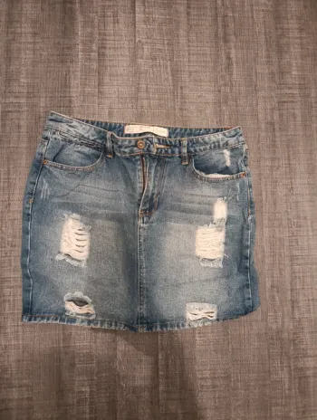 Mini jupe jean