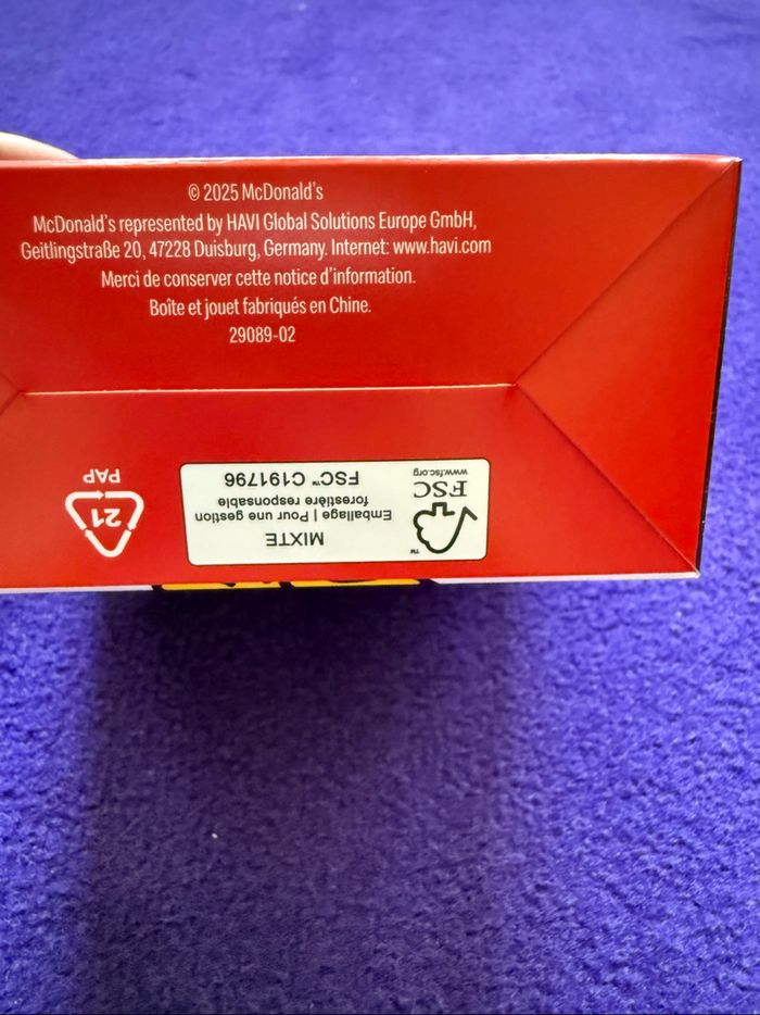 Peluche Mme Mr rêve McDo neuf - photo numéro 3