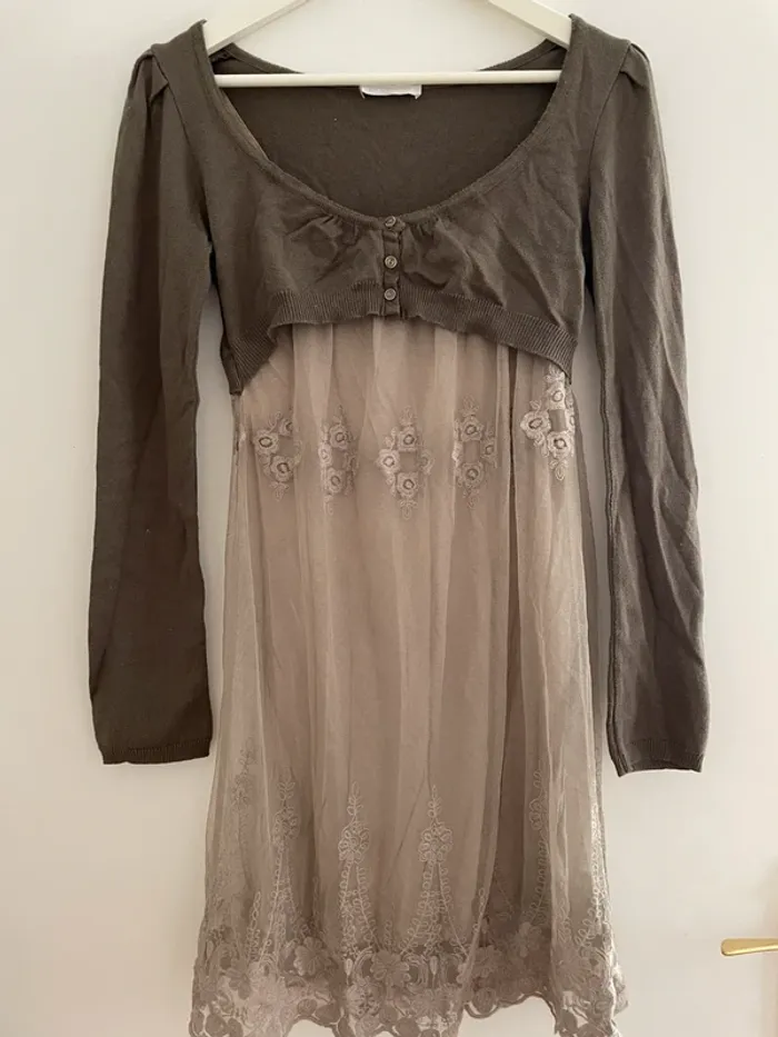 Robe courte dentelle promod - photo numéro 2