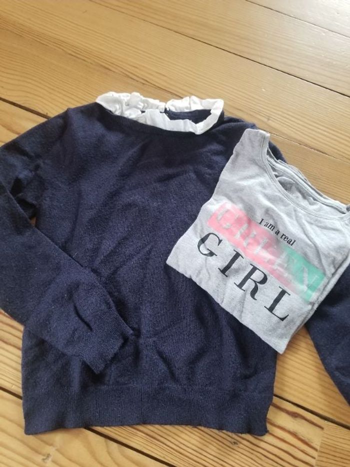 Pull et tee-shirt