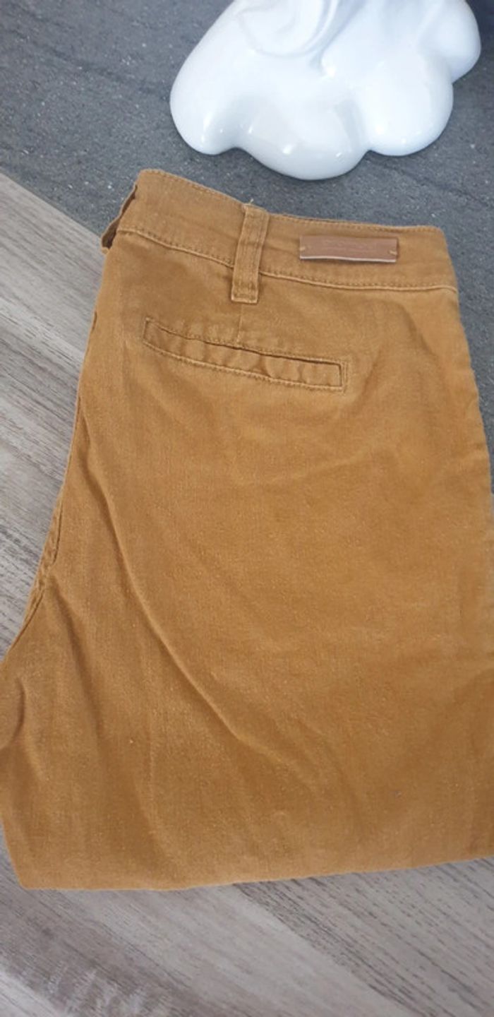 Pantalon été Promod moutarde - photo numéro 6