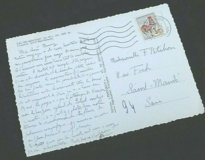 Carte postale ancienne Val de Mougins (Alpes-Maritimes) Chapelle Saint-Bartélémy - photo numéro 2