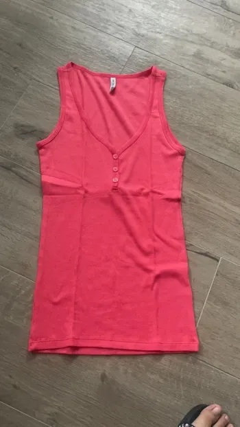 Débardeur rose taille xs