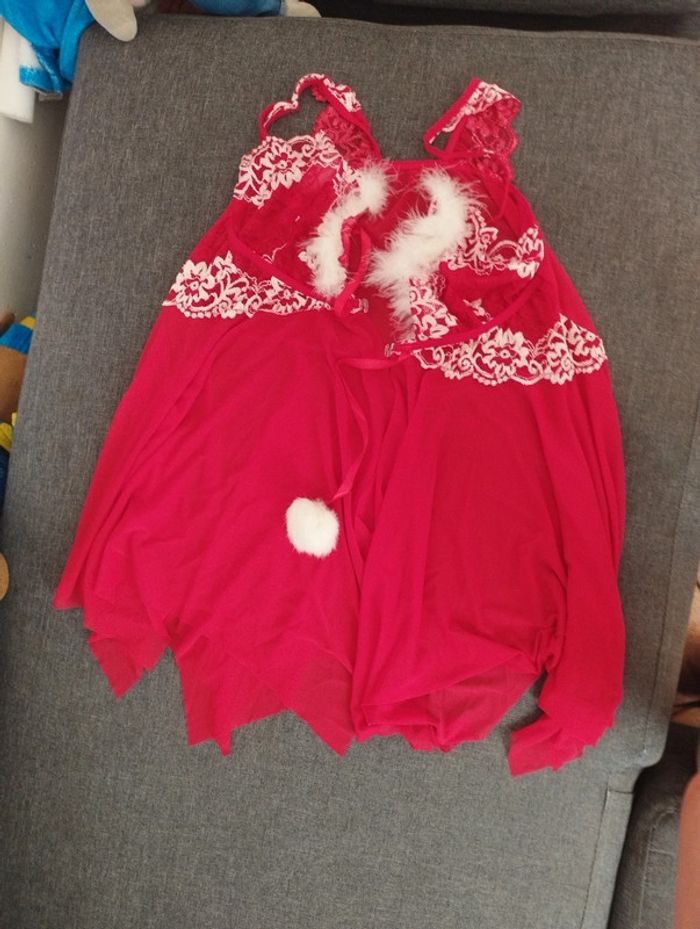 Nuisette rouge taille L
