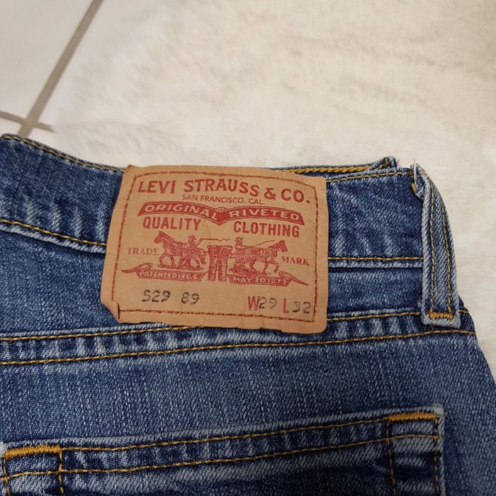 Jean Levi's 529 W29 L32 Bleu - photo numéro 8