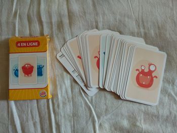 Jeu de cartes 4 en ligne Burger King