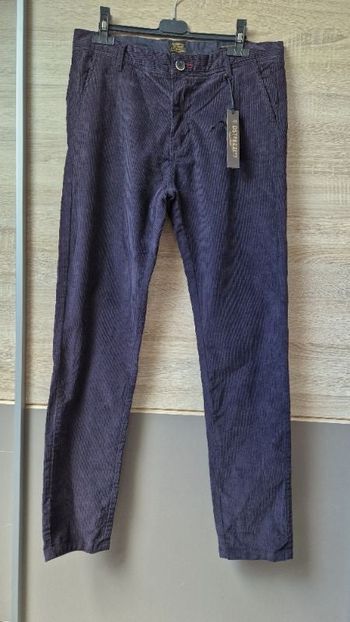 Pantalon casual velours