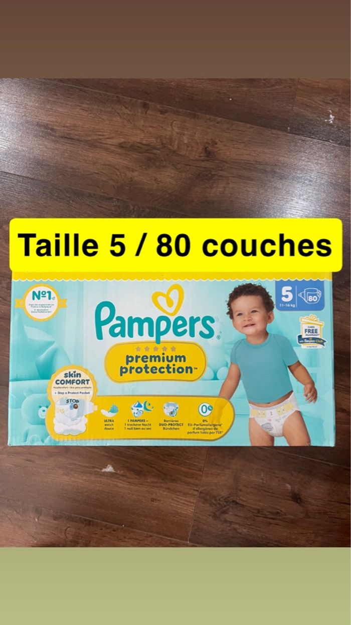 Couche Pampers taille 5