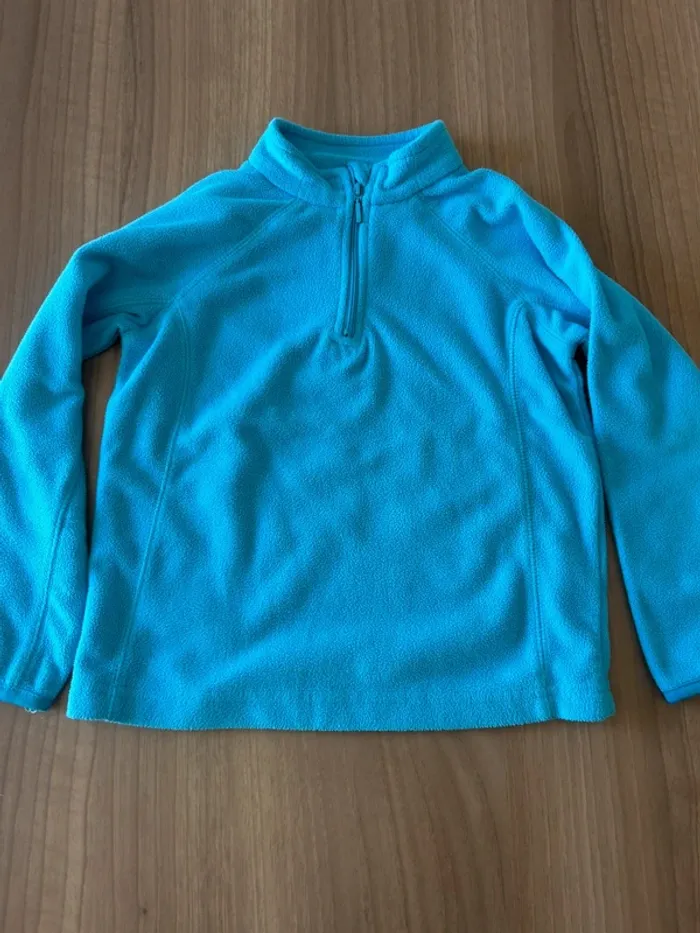 Pull polaire bleu 5 ans