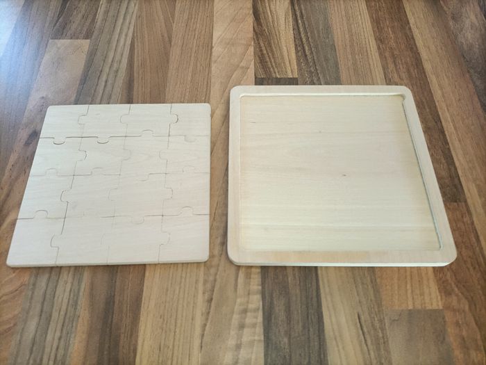 Puzzle bois bébé lion et son lionceau 🦁 - photo numéro 4