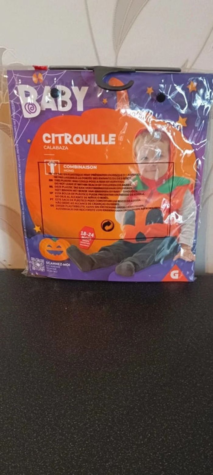 Costume citrouille