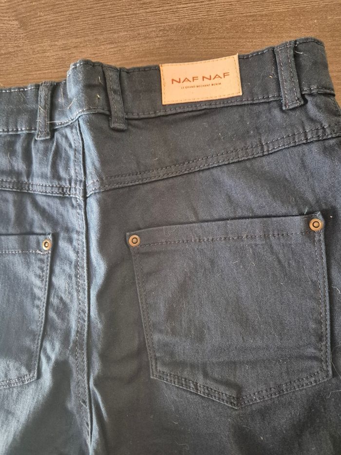 Pantalon skinny bleu taille 36 - Neuf - Naf Naf - photo numéro 4