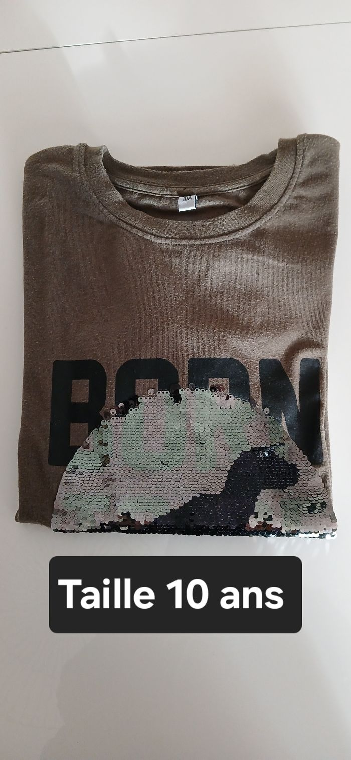 Tee-shirt manches longues garçon, Taille 10 ans - photo numéro 4