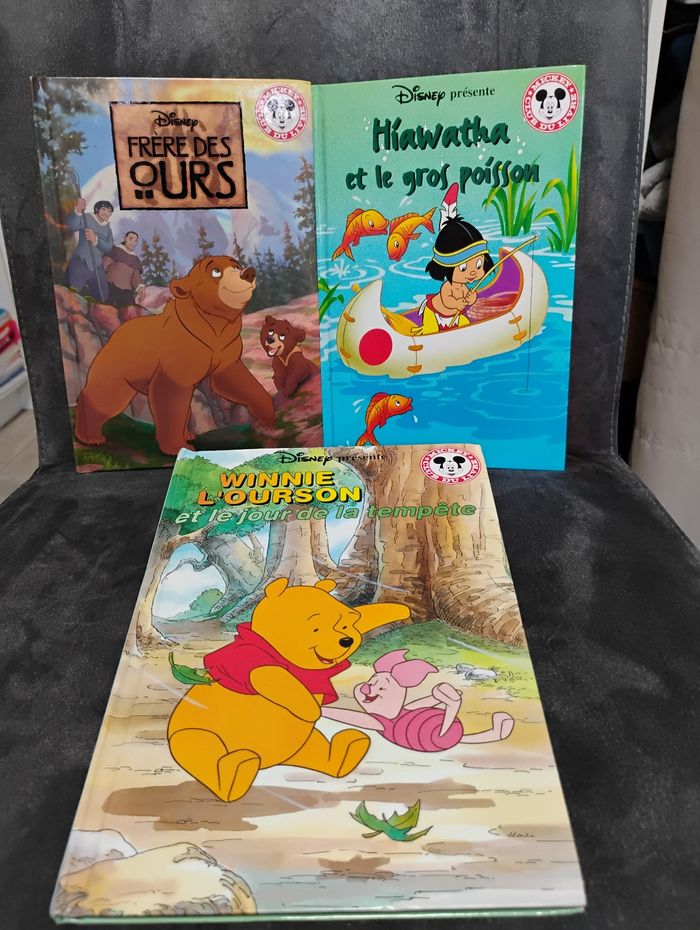 Lot de 3 livres Disney