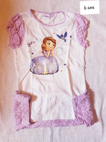 Pyjama Disney sofia 6 ans