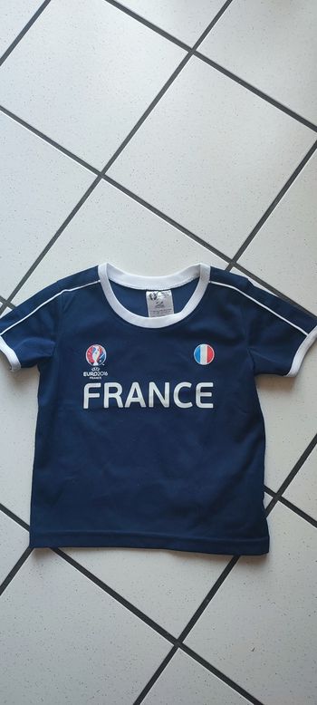 T shirt foot 12 mois Euro 2016