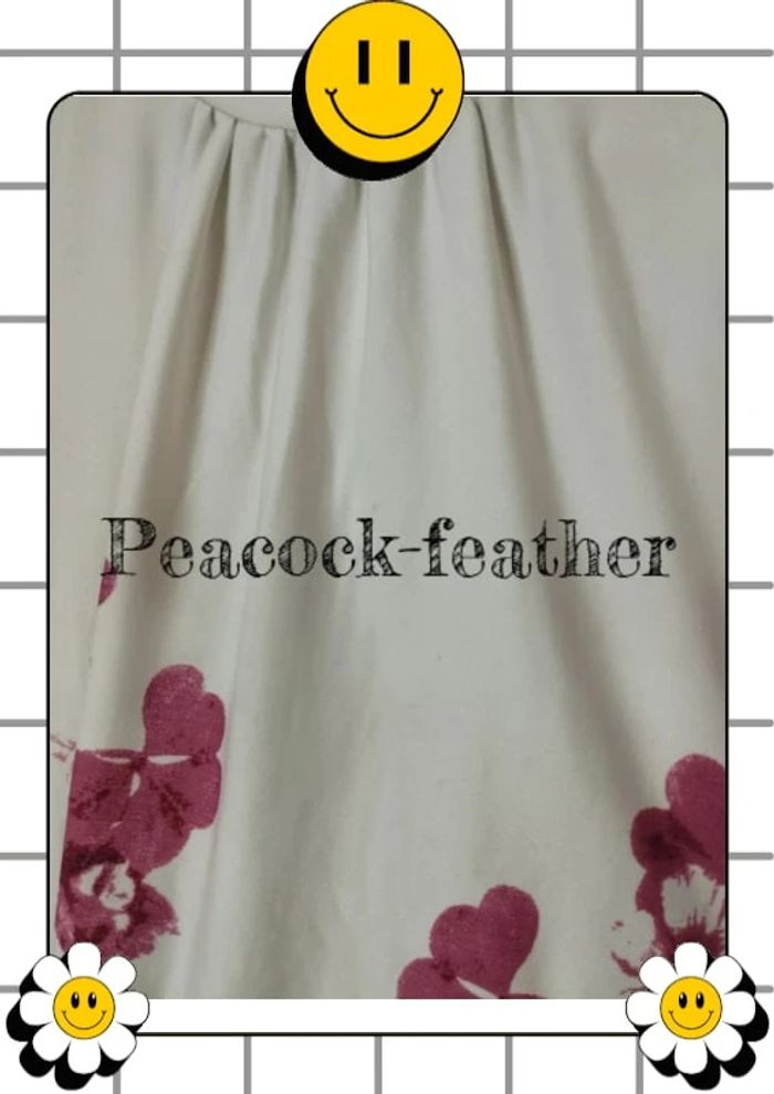 T-shirt blanc fleuri rose xxl /xxxl - photo numéro 4