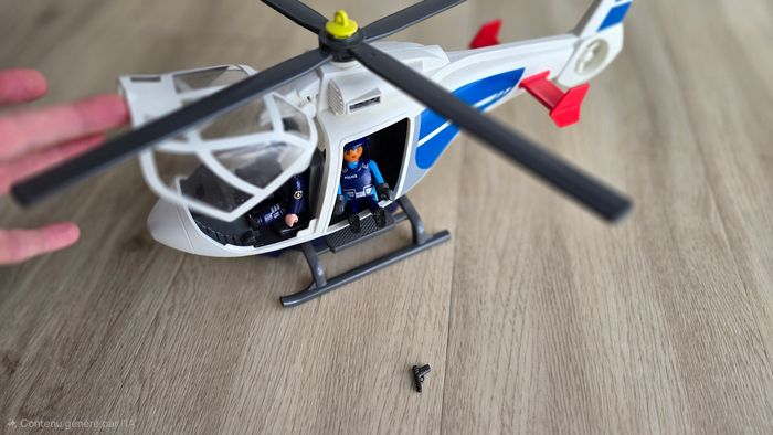 Hélicoptère police playmobil - photo numéro 4