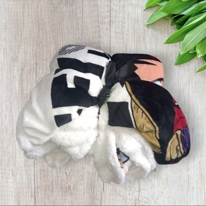 Grande couverture sherpa one piece luffy - photo numéro 4