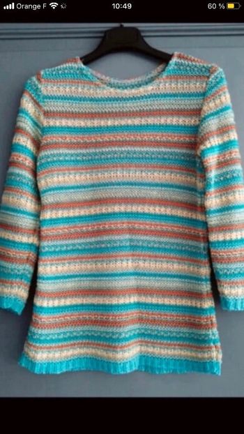 Pull rayé