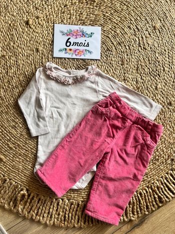 Ensemble petit bateau 6 mois