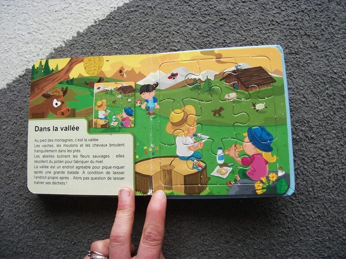 Livre puzzle La montagne - photo numéro 4