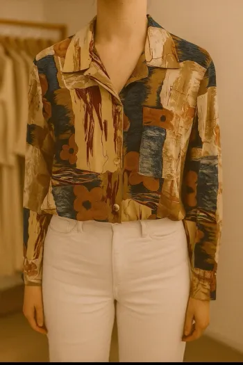 Chemise 42 motifs vintage