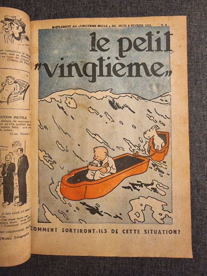 Reliure Petit Vingtieme 1933 - photo numéro 9