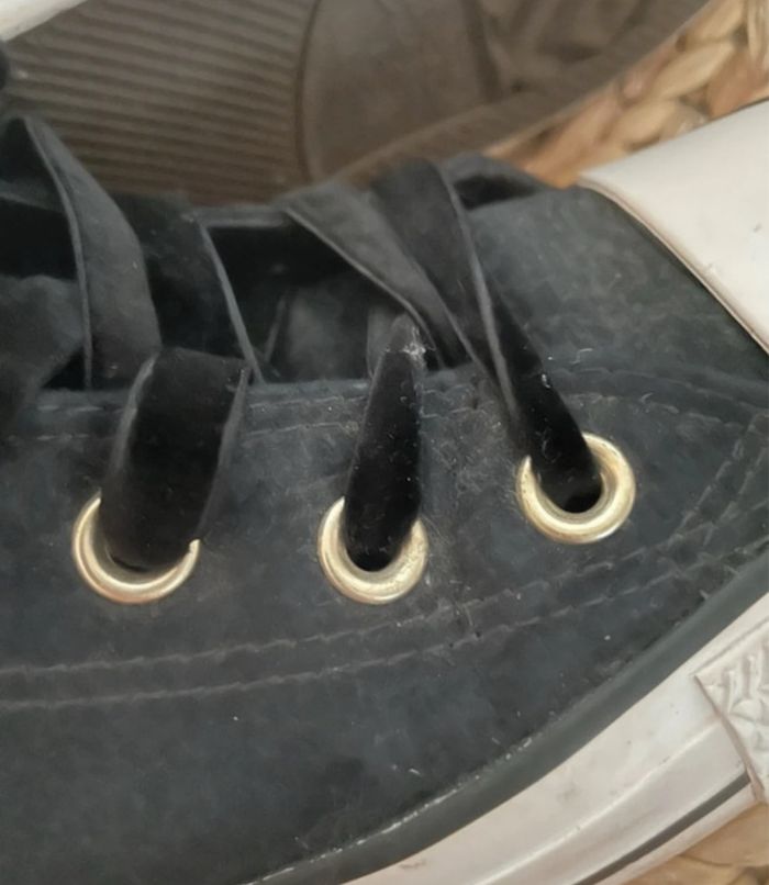 Converse velours - Taille 37 - peu portées - photo numéro 7