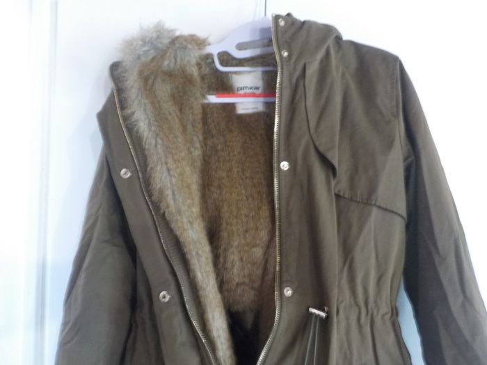 PARKA MARRON A CAPUCHE PIMKIE TAILLE 38 - photo numéro 5
