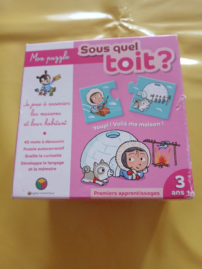 mon puzzle sous quel toit ?des 3 ans