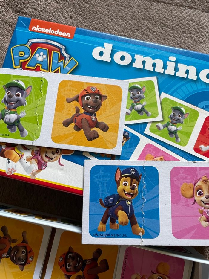 Jeu de domino enfant paw patrol - photo numéro 2