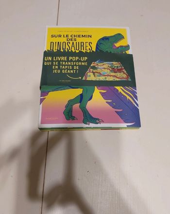 Livre dinosaure pliant