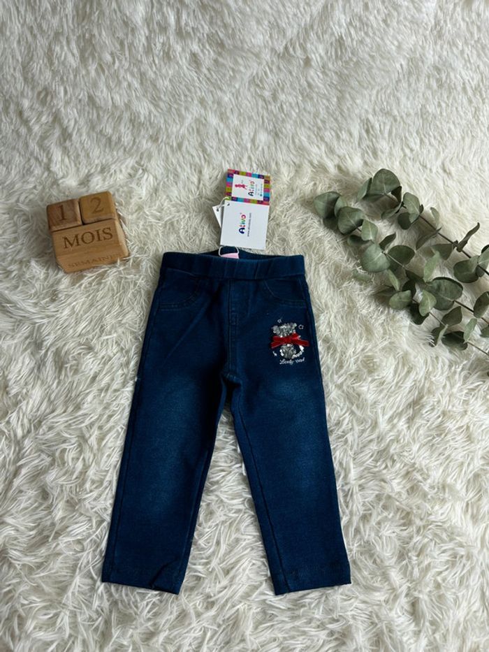 Jean / legging taille 12 mois Ativo