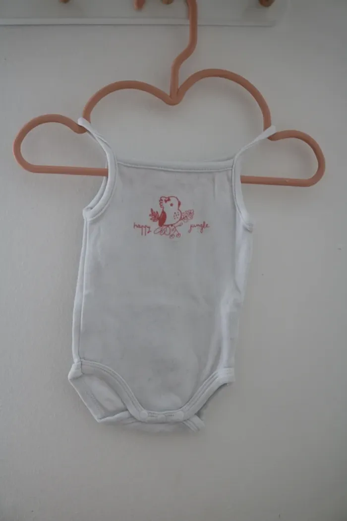 Lot bodies été fille 1 mois - photo numéro 3
