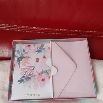 Papeterie: Coffret 15 cartes+15 enveloppes