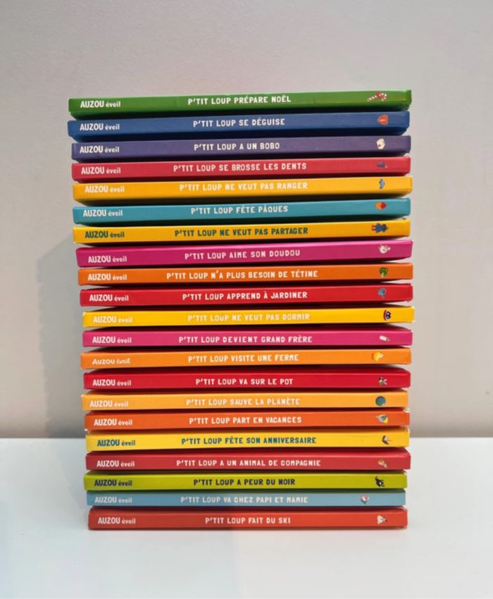 Lot de 21 livres P’tit Loup