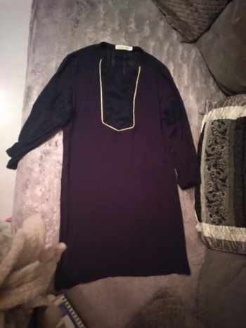 Tunique bleu marine mi longue