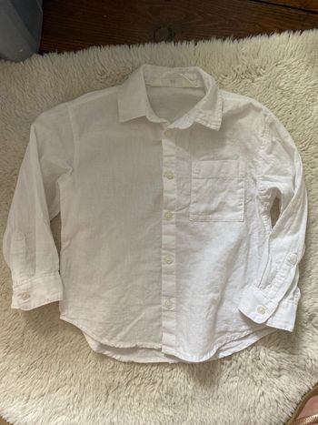 Chemise en lin blanche H&M