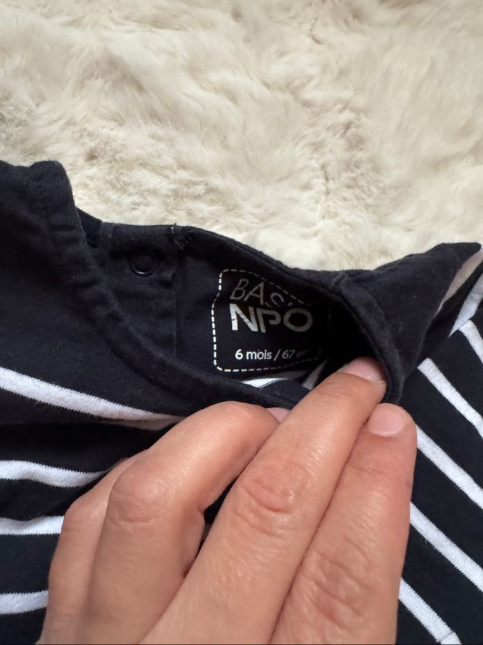 👕 lot de pull légé - gemo - NPO - bébé garçon - 6 mois - très bon état - photo numéro 8